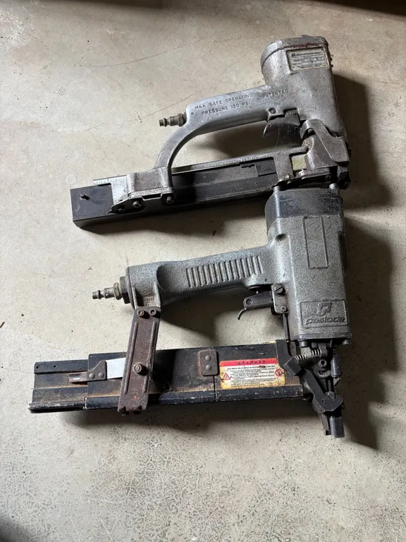 Passed pin nailer and stapler