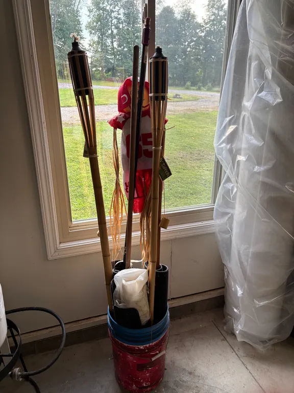 Tiki torches