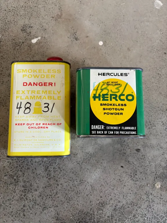 Hercules & DuPont Powder