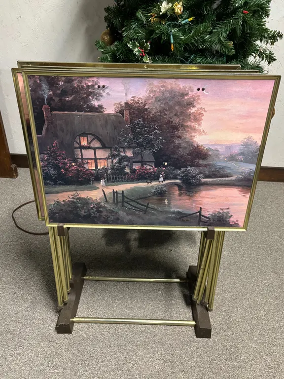 (4)- TV Dinner Trays