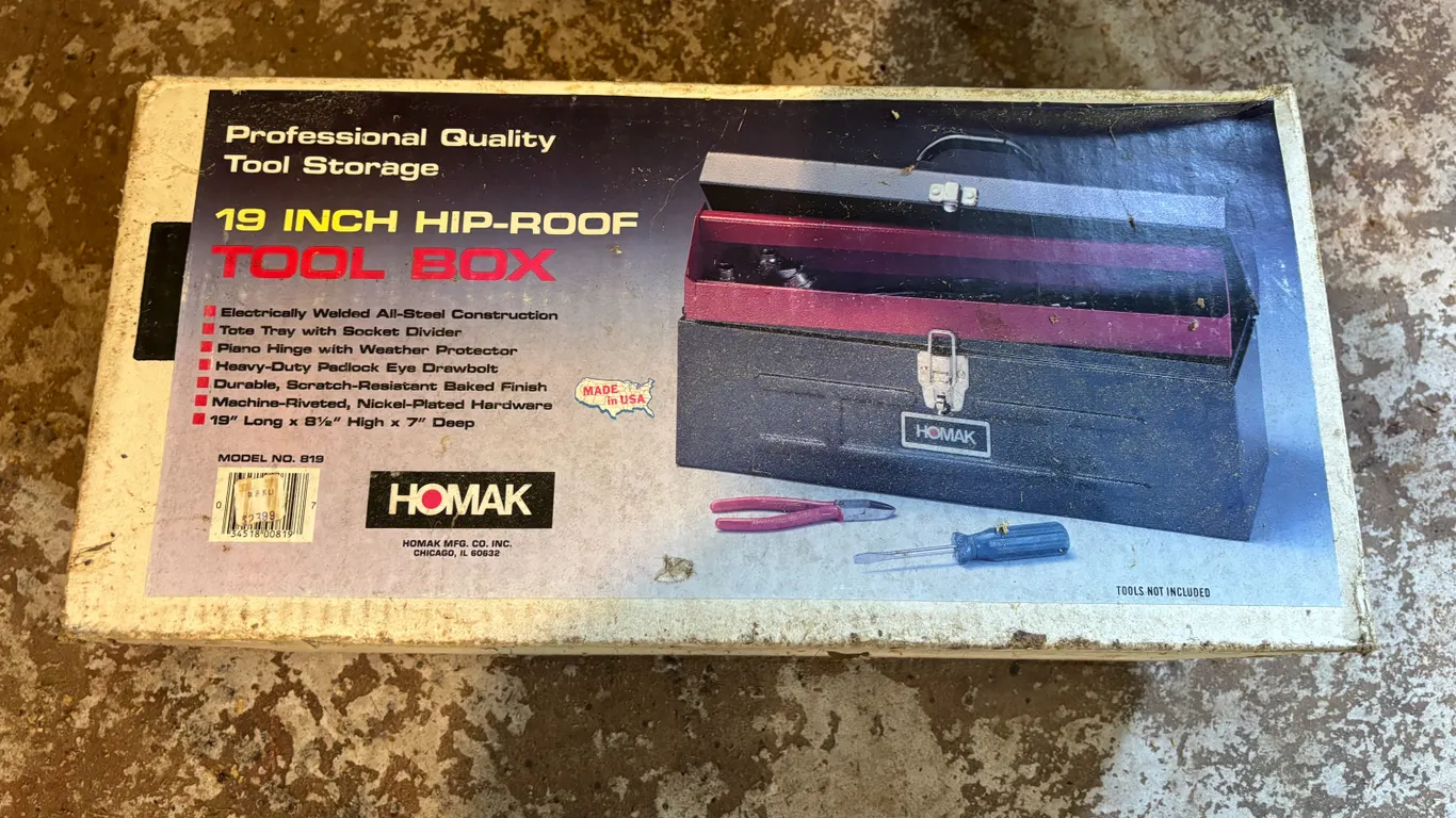 19" Homak toolbox