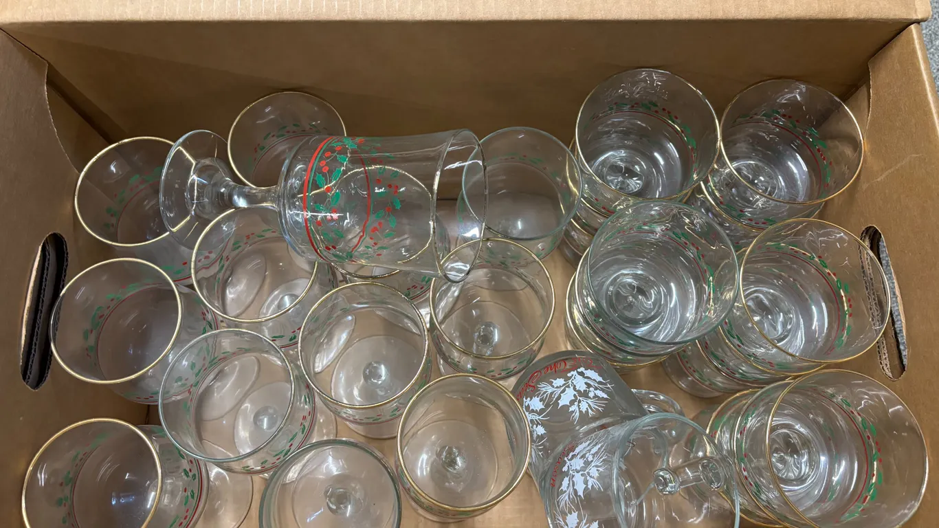 Christmas Themed Goblets
