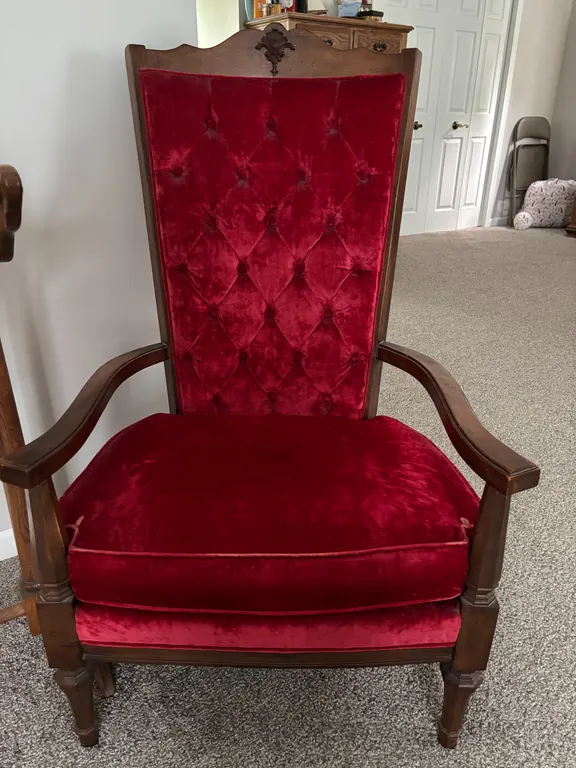 (2)-Upholstered Chairs (26.5"W x 27"L x 43"H)