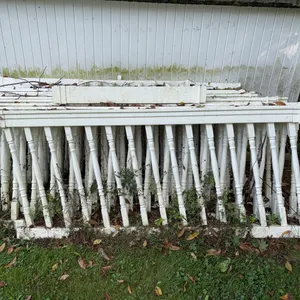 Poly railing for deck