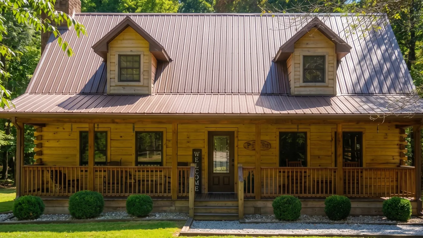 Private 13-Acre Sanctuary with Beautiful Log Cabin Home (Pekin, IN)