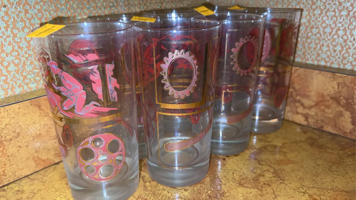 Set of (7) Miners Highball Glasses