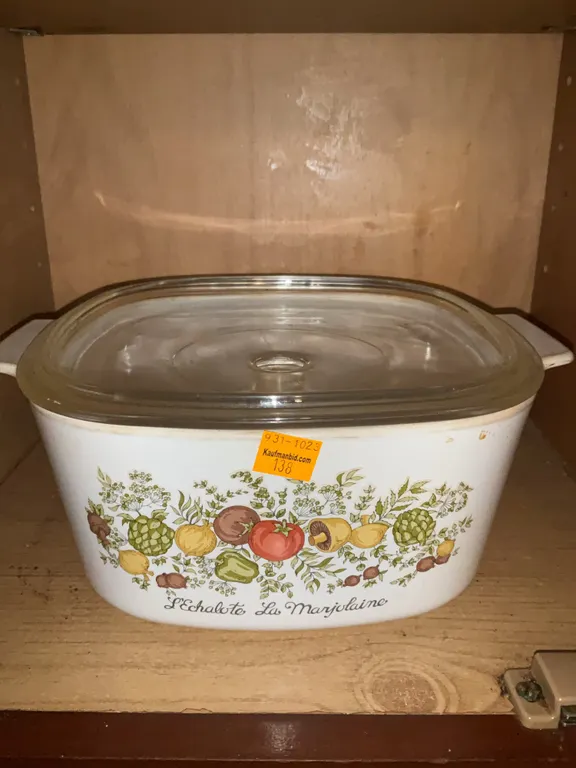 Corning Ware Casserole Dish “ Spice of Life”