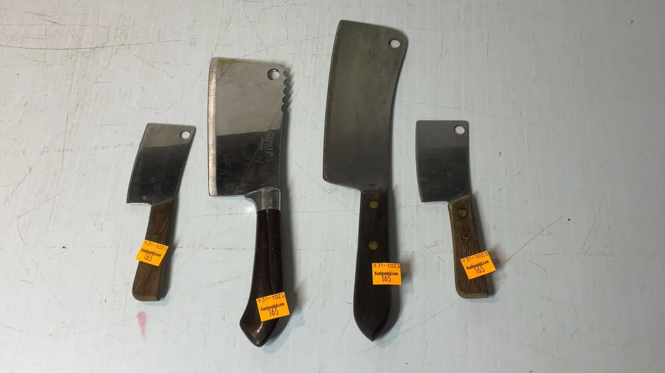(4) Meat Cleavers