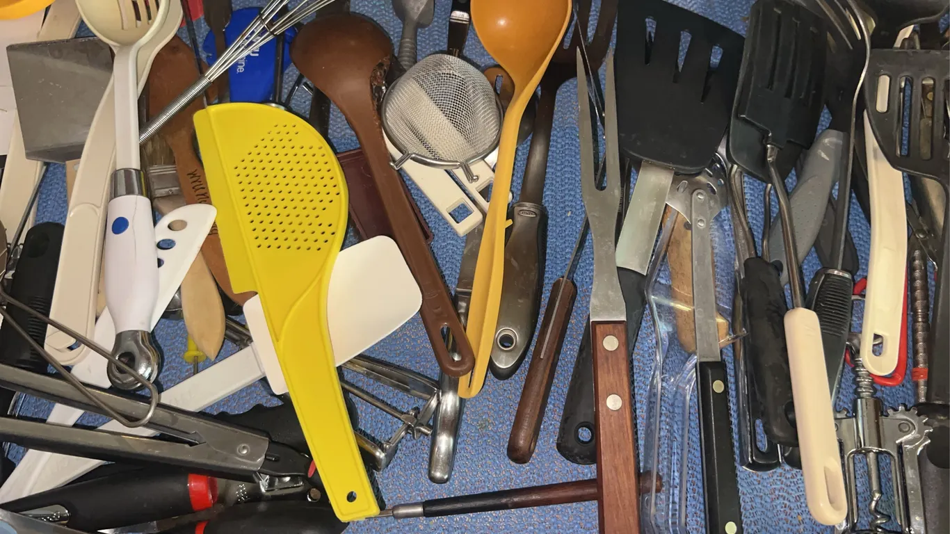 Large Assortment of Kitchen Utensils