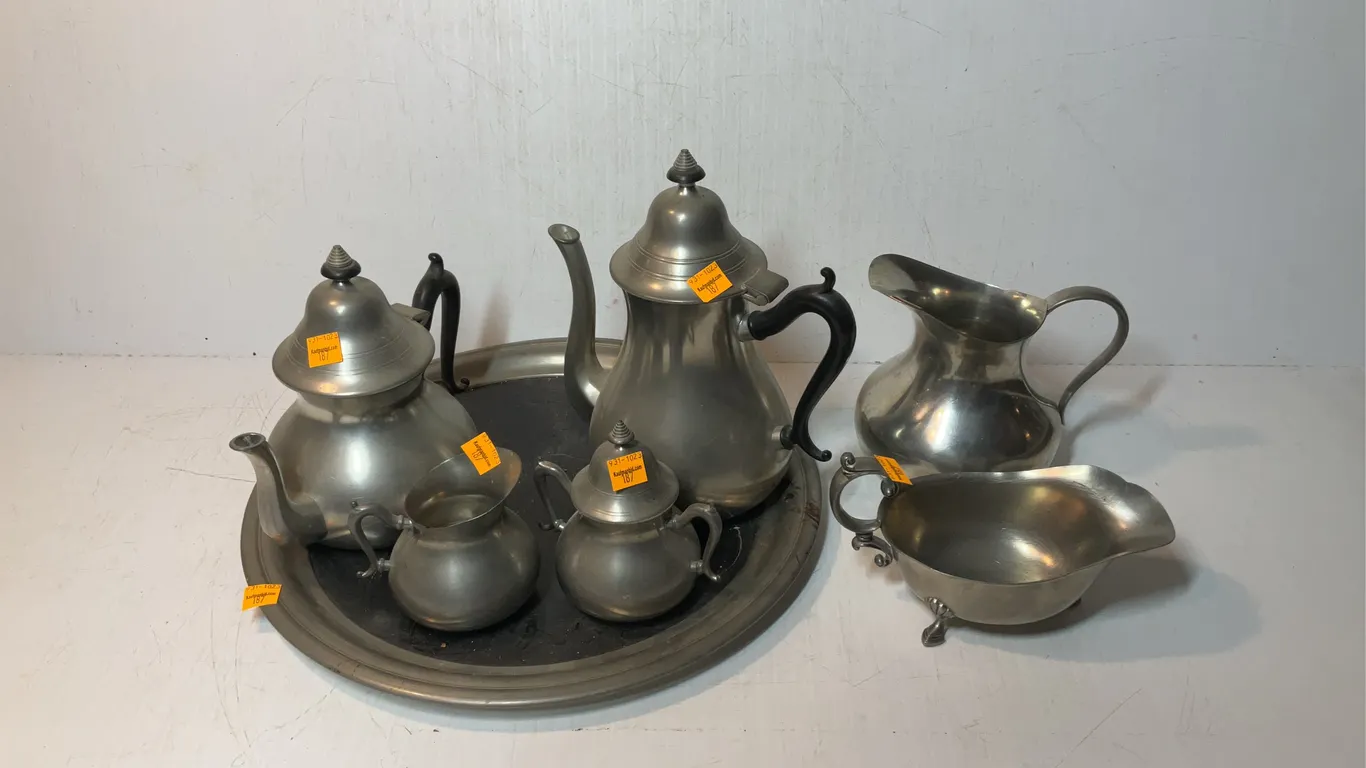 Pewter Tea Set