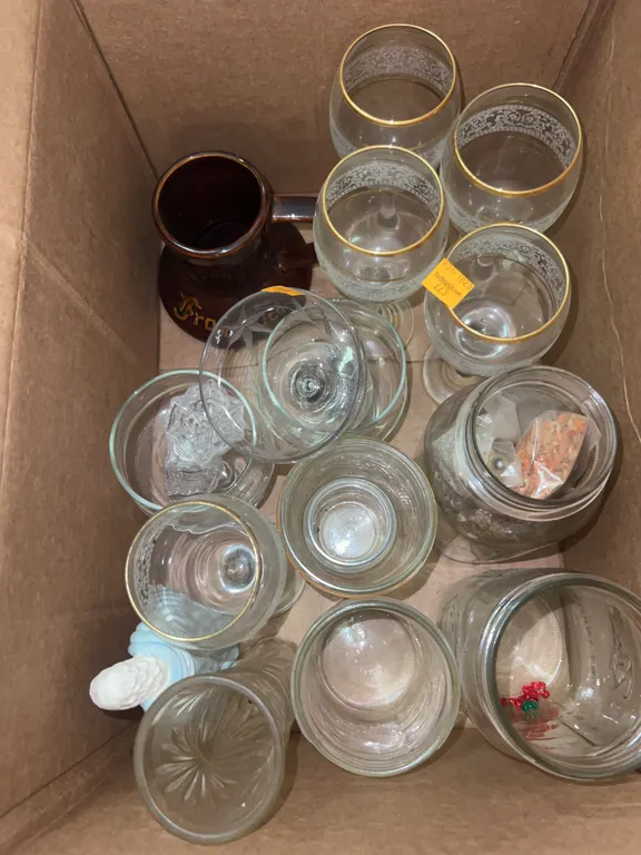 Assorted Glassware