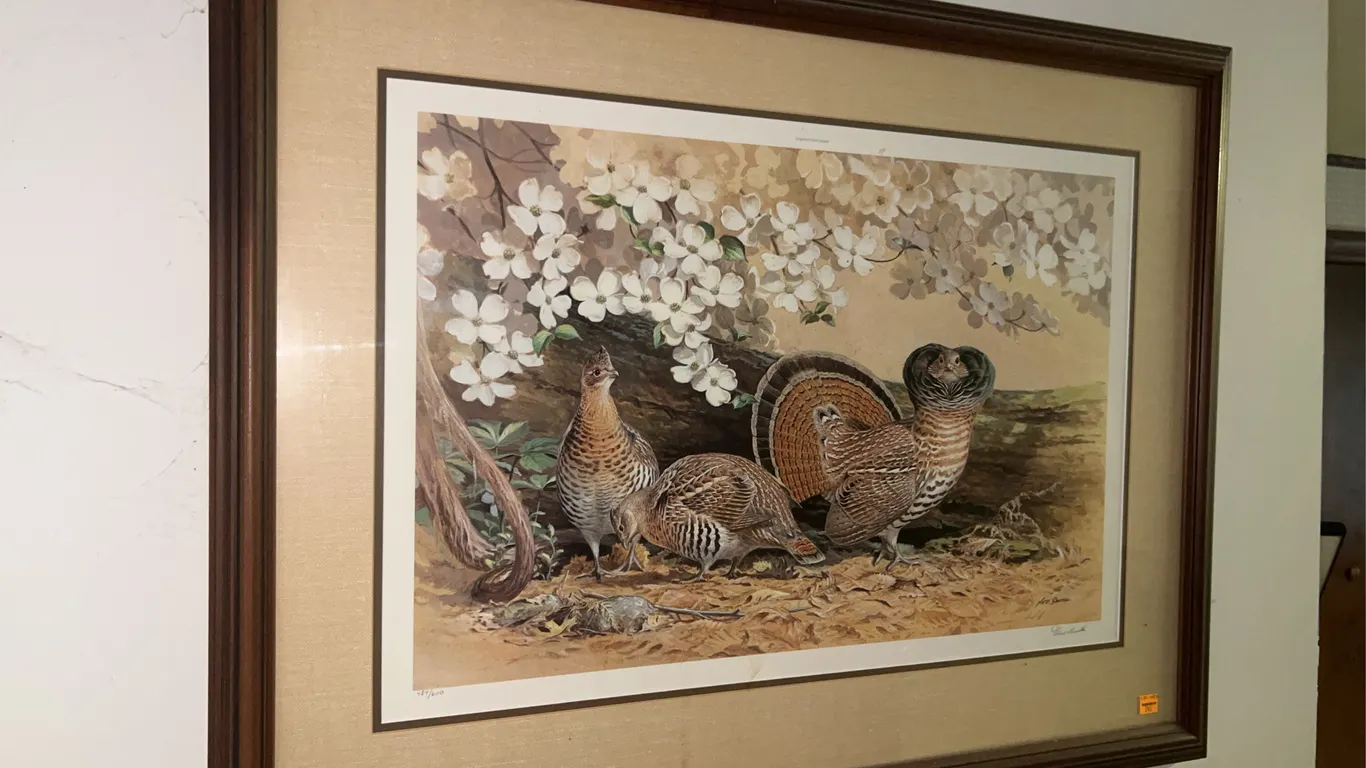 “Dogwood Time Grouse” by Ned Smith ( 484/600)