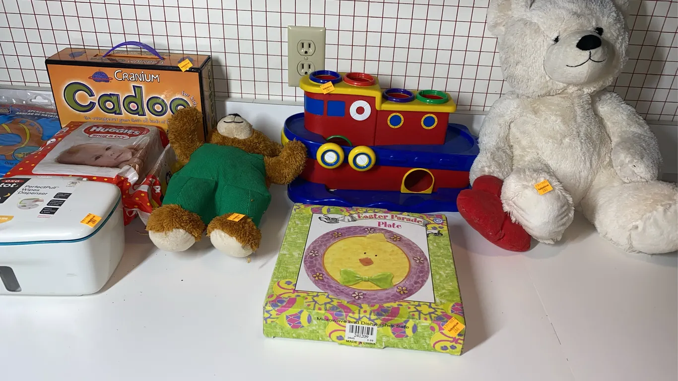 Assortment of toys