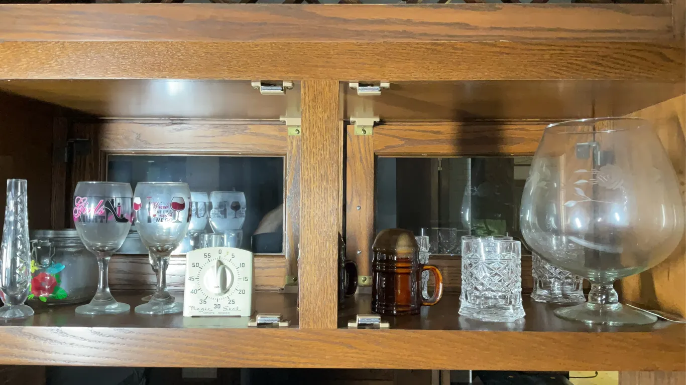 Salt and Pepoer Shakers, Brandy Sniffer, Whiskey Glasses, Drinking Glasses