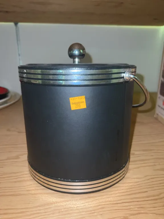 Vintage Vinyl Ice Bucket