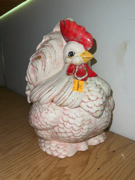 Ceramic Rooster Cookie Jar