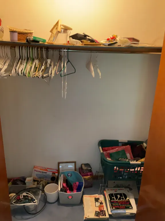 Music Books, Hangers, Misc. Lot, Closet Contents