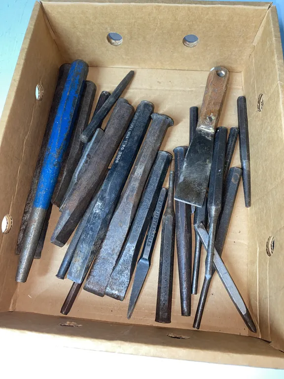 Assorted chisels