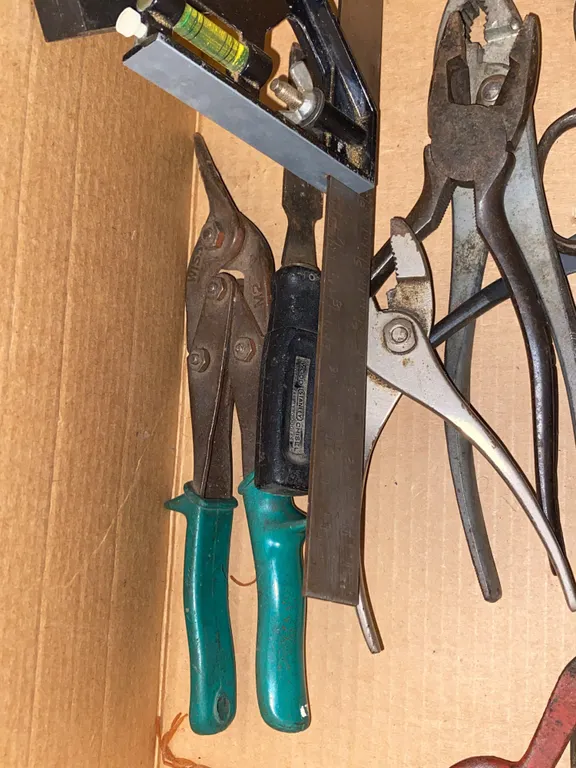 Channel locks, pliers, screwdrivers and more