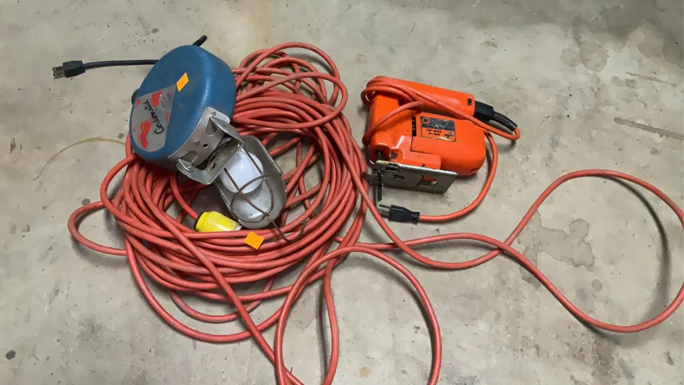 B&D Jigsaw, Extension Cord, Treble Light