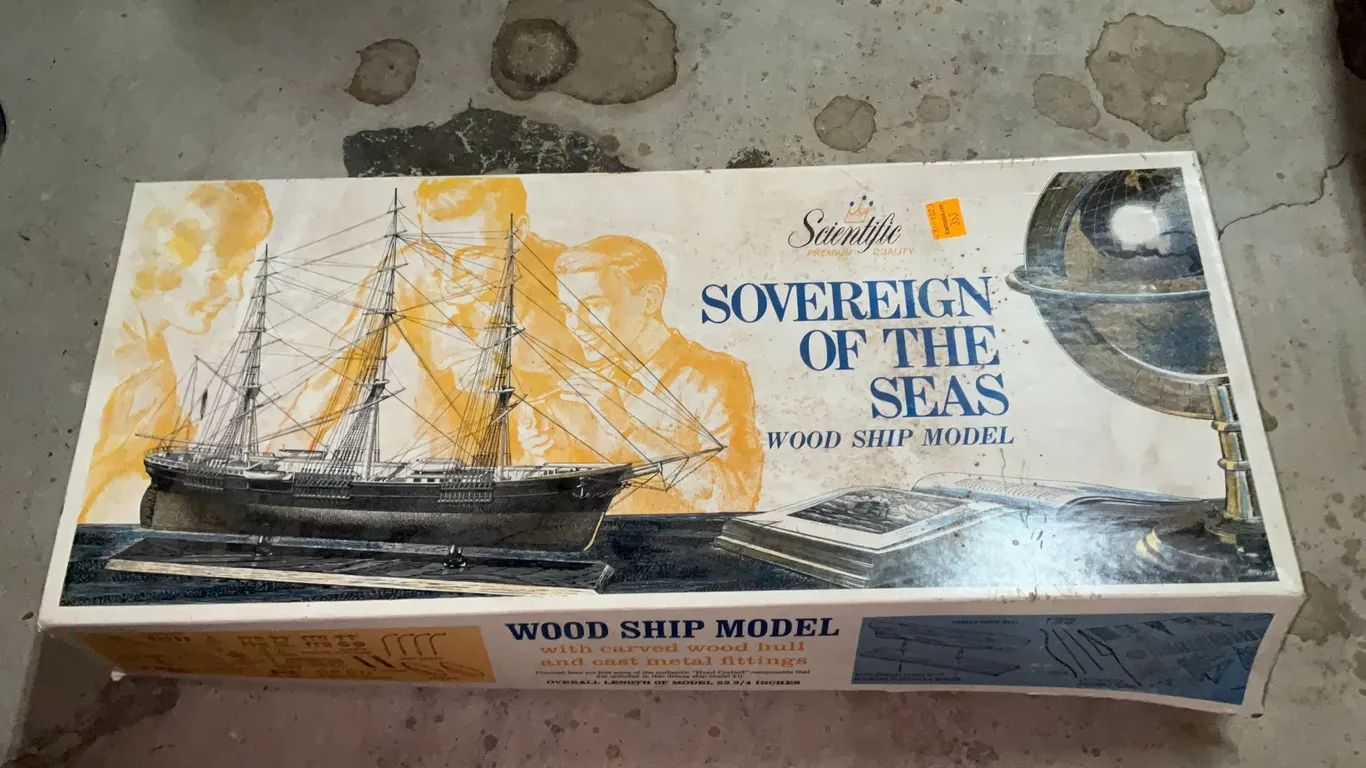 Sovereign of the Seas Wood Shop Model