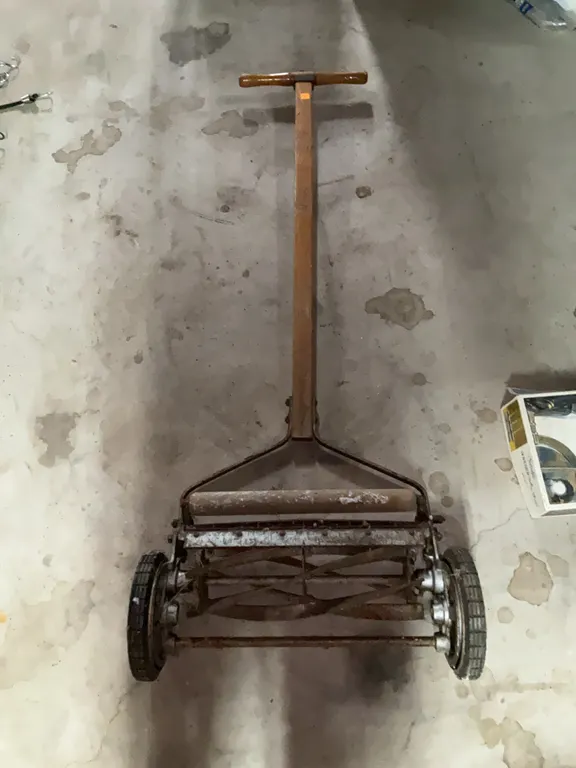 Vintage Push Reel Mower