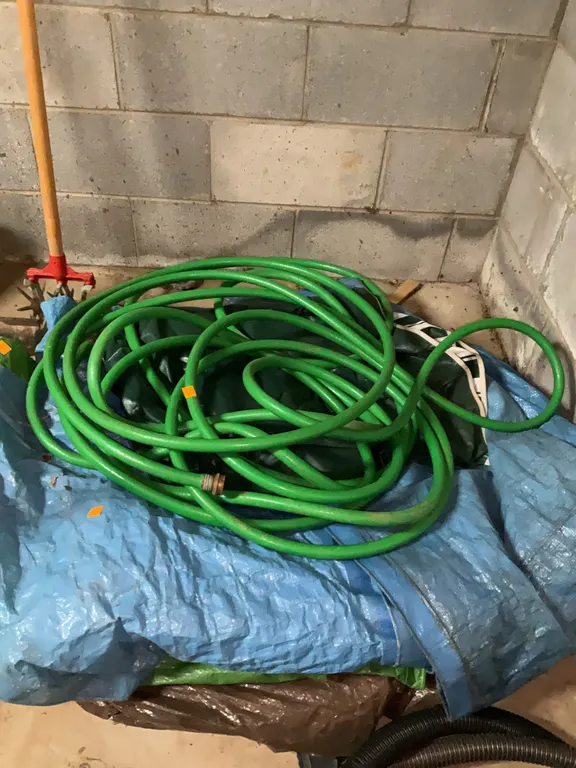Tarps and Garden Hose
