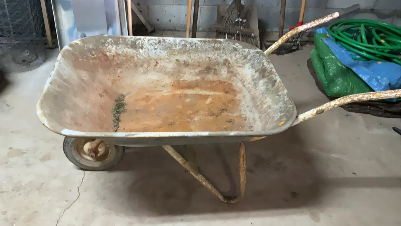 Metal Wheelbarrow