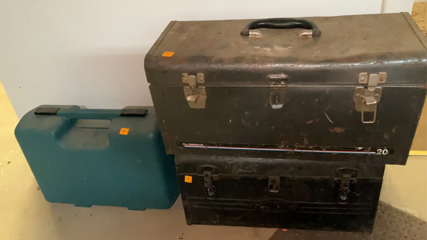 (3) Empty Tool Boxes