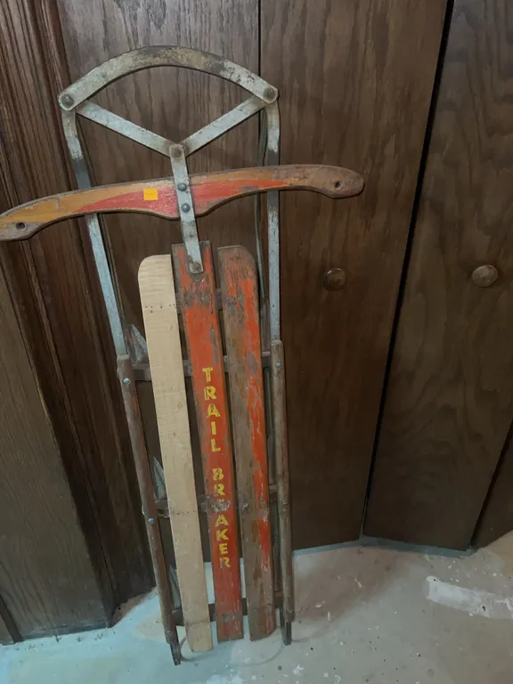 Vintage Wooden Trail Breaker Sled