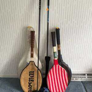 Tennis Rackets and Golf Clubs
