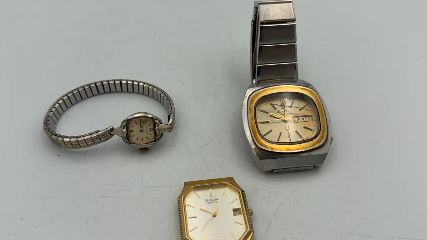 (1) Ladies Hamilton Watch, (2) Bulova