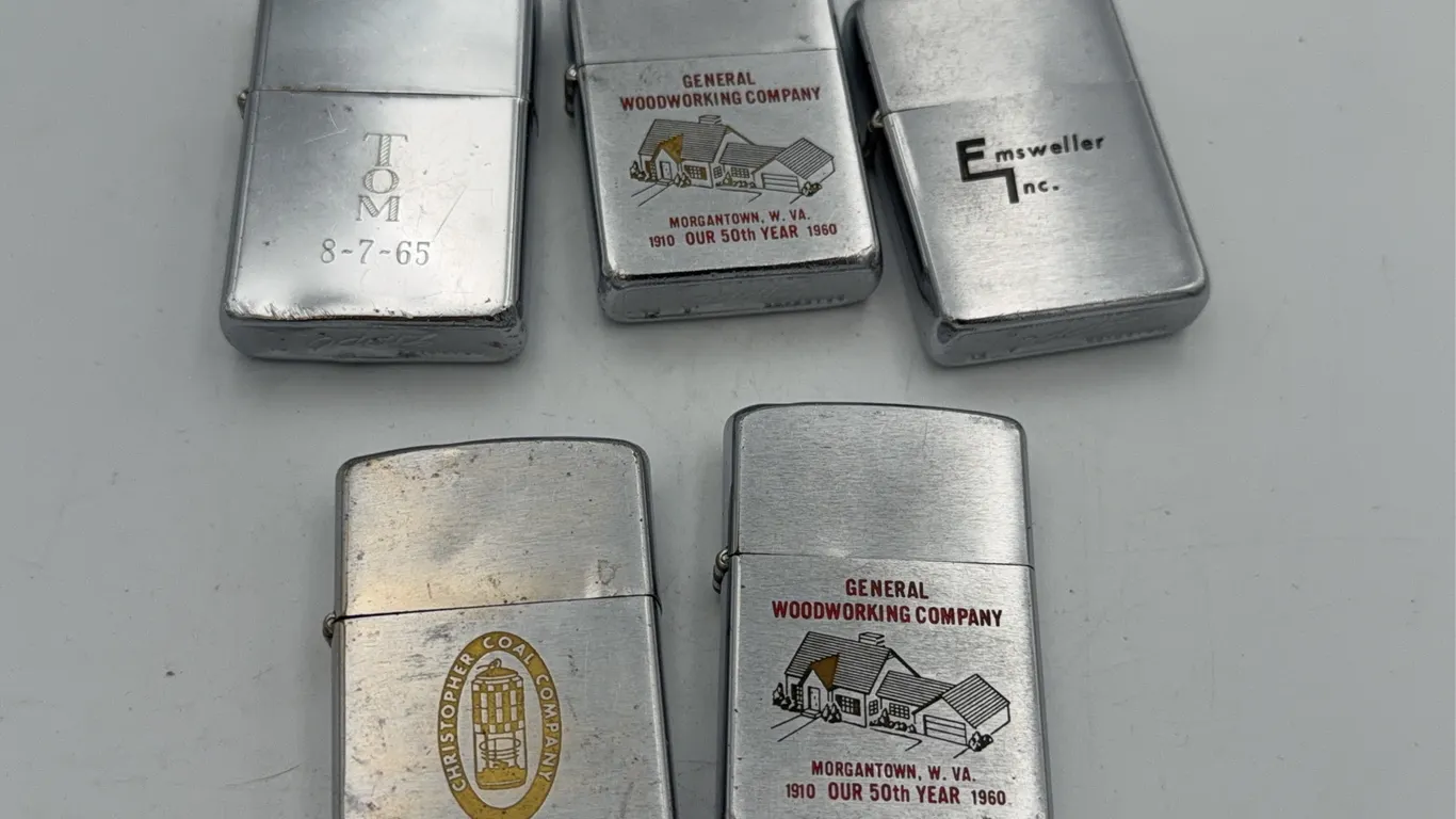 (5) Zippo Watches with advertising