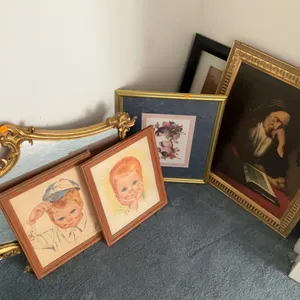 Mirror and Picture Frames, 2 Pictures