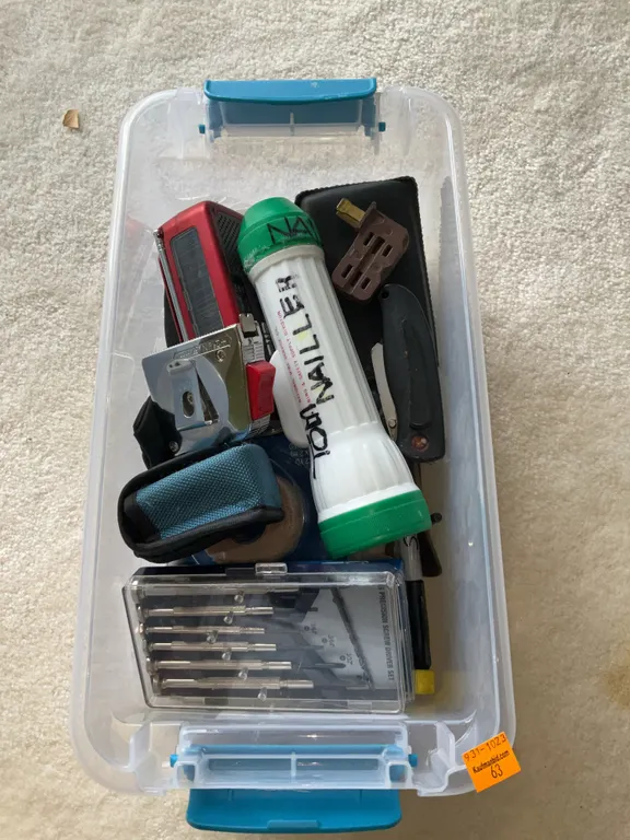 Tote of Misc. Tools