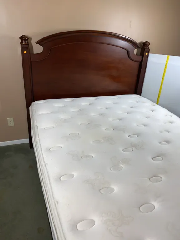 Unmarked Queen size bed frame