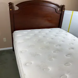 Unmarked Queen size bed frame