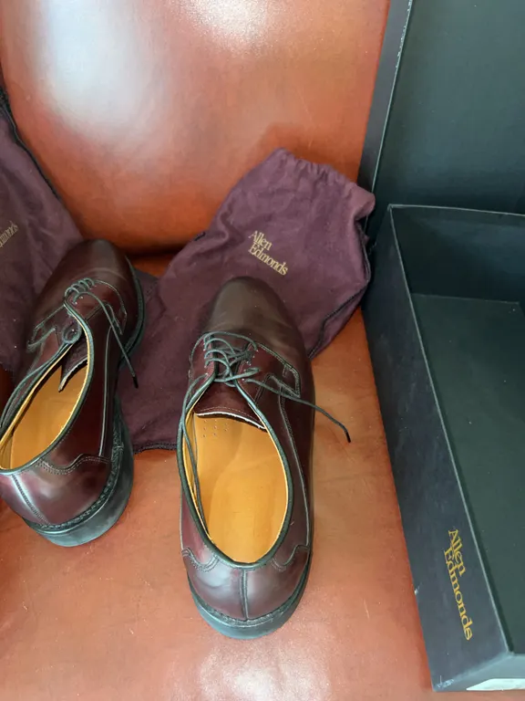 Allen Edmonds Men’s Dress Shoes Size 10 MERLOT (In Bag and Box)