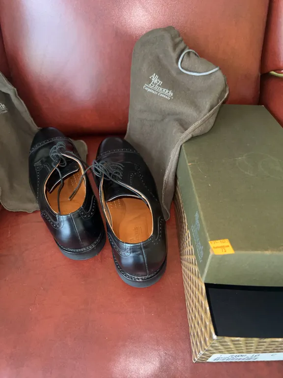 Allen Edmonds Men’s Dress Shoes Size 10 BLACK (In Bag and Box)