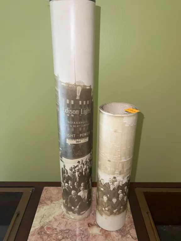 (2) Antique Scroll Photos (USMA)