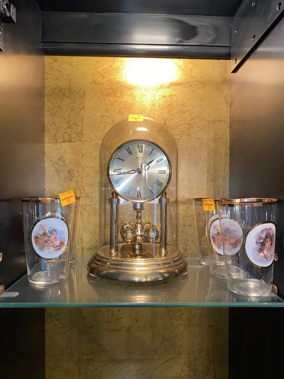 Bulova clock, Christmas Glasses