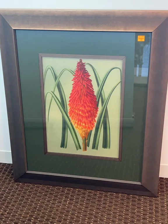 Giclee Print with Linen Mat and Wood Fillet Conservation Glass