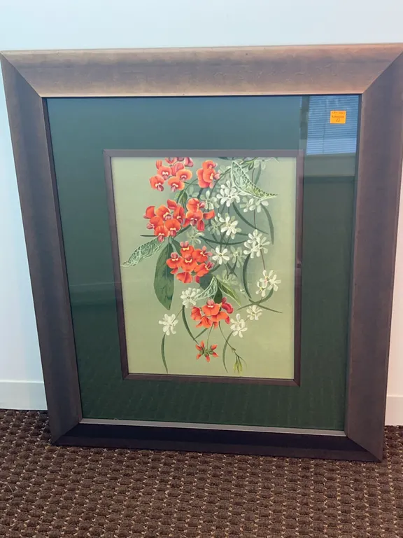 Giclee Print with Linen Mat and Wood Fillet, Conservation Framing