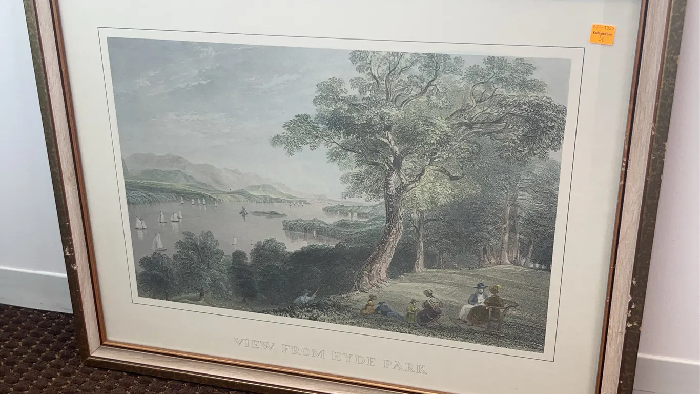 " View From Hyde Park" Framed Print