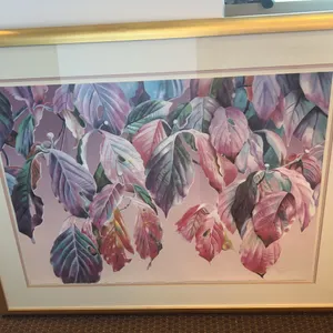 Limited Edition Giclee Print, “Leaves” by Kim Weaver (219/325), Printed on Watercolor Paper