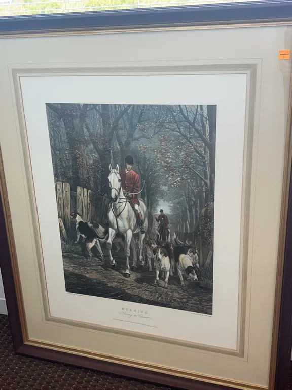 " Morning Going to Cover" Framed Print by E.A.S Douglas