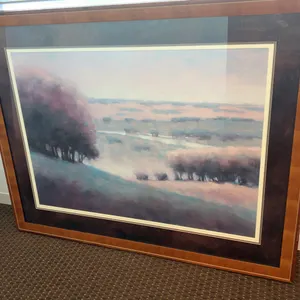 Framed Landscape Art “ Autumn View”