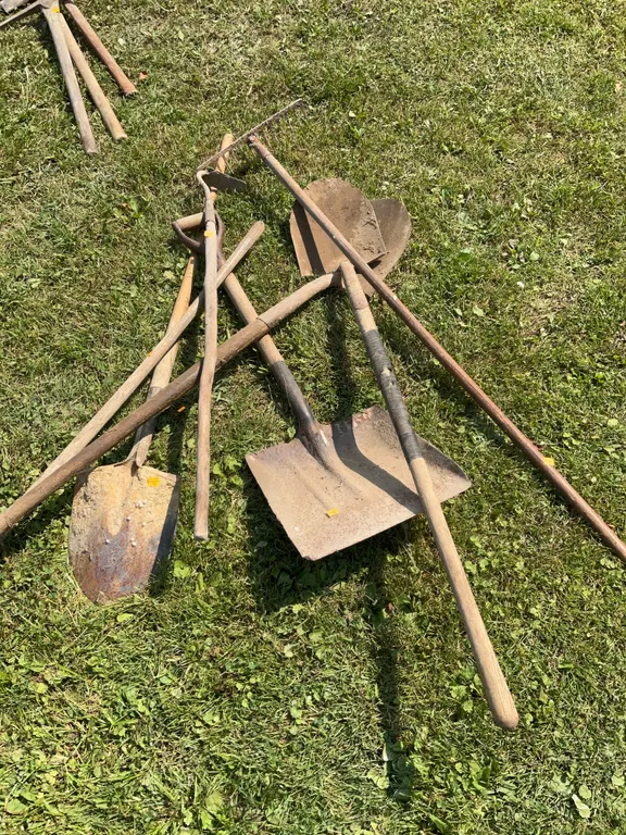 Assortment of Long Handled Tools