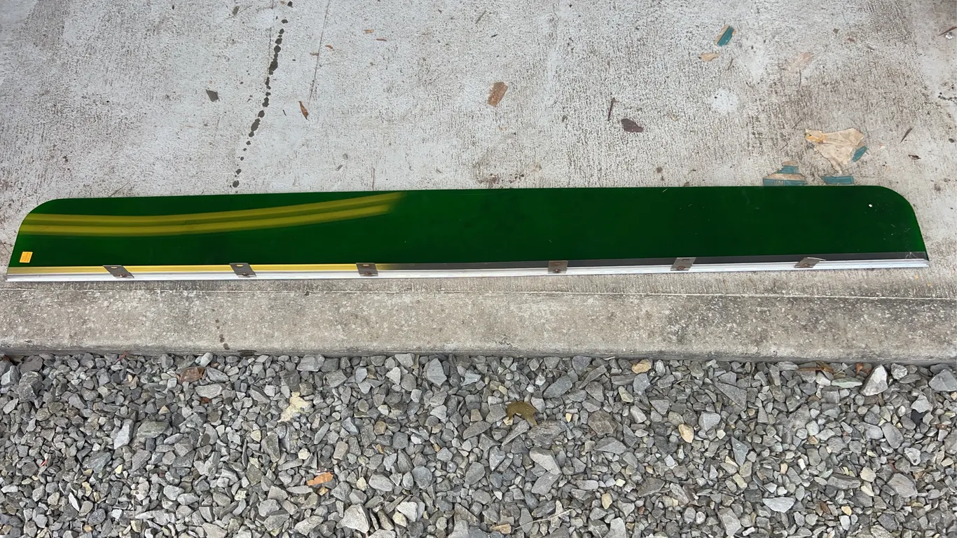Vintage Green Plexiglass Bug Shield