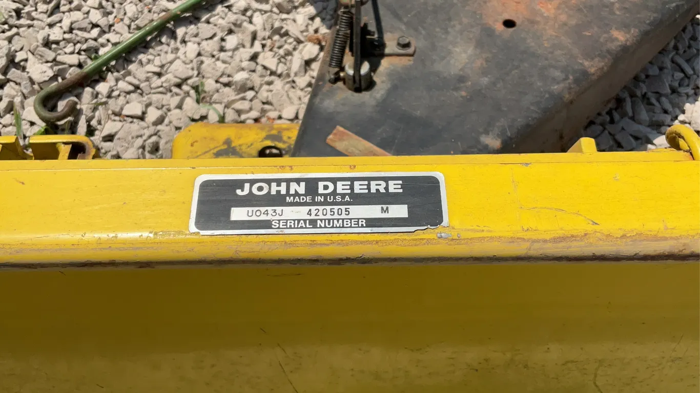 John Deere Plow for Lawn Tractor or 4 Wheeler